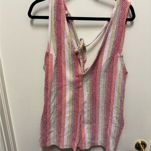 NWOT Free People Multicolor Striped romper